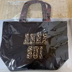 ANNA SUI トートバッグ レオパード チェック柄 新品未開封