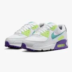Nike Air Max 90 ホワイト/グリーン/パープル