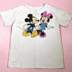 Disney ミッキー＆ミニー Tシャツ L(10/12) US古着　キッズのサムネイル