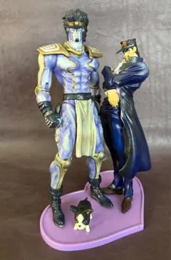 ジョジョの奇妙な冒険 空条承太郎 スタープラチナ イギー フィギュアのサムネイル
