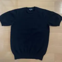 カシミヤ　半袖ニット
