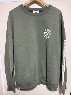 PUNK DRUNKERS オリーブグリーン トレーナー L