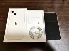 Apple iPhone 13 ホワイト 本体 充電ケーブル付