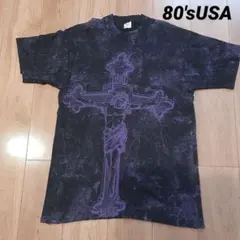 m*i様 クロムハーツ Tシャツ M オールド クロス ピンク 両面プリント 
