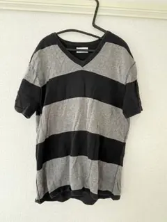 GIORDANO ジョルダーノ メンズボーダーTシャツ Mサイズのサムネイル