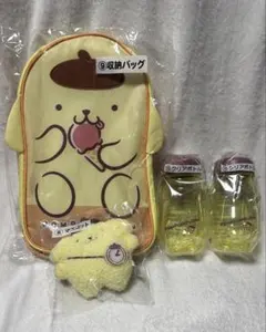 ポムポムプリン　サンリオ当りくじ　4点セット