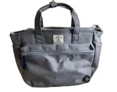 【新品未使用】anello GRANDE 2wayトート　ライトグレー