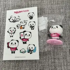 非売品Rakuten Mobile お買いものパンダ フィギュア ステッカー