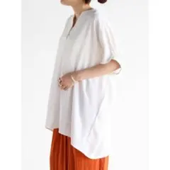 メ*メ様 ENFOLD PEジョーゼット サイドベンツワイド PULLOVER - メルカリ