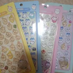 ちいかわ　3D浮きシールセット　普段使いシール　硬い