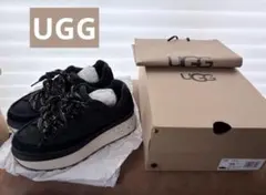 UGG Marin Lace マリンレース スニーカー ブラック 厚底 24.5のサムネイル