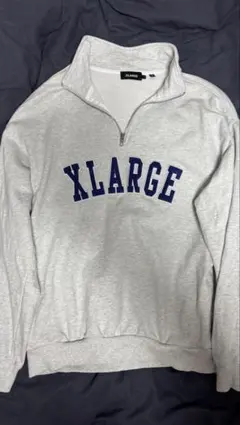 XLARGE グレー ジップアップ スウェット Lサイズ