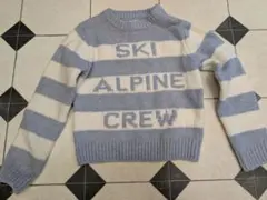 【小さめ】ZARA SKI ALPINE CREW ボーダーセーター