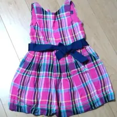 Ralph Lauren　チェック　ワンピース　4T