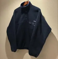 patagonia スナップT フリース M ネイビー パタゴニア