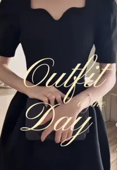 GRL ペプラム　半袖トップス　ミニワンピース　春夏　黒