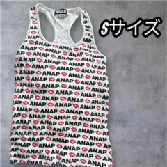 ANAP ロゴプリント タンクトップ Sサイズ