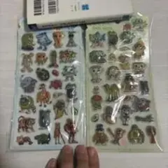 動物キャラクターシール 2シートセット