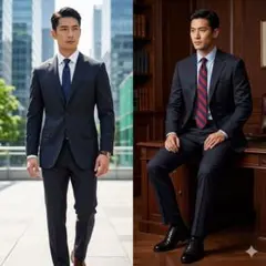 ​美品 バーバリーブラックレーベル スーツ 黒 38R M 3B サイドベンツ