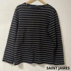 SAINT JAMES ボーダーバスクシャツ フランス製 長袖 男女兼用 M