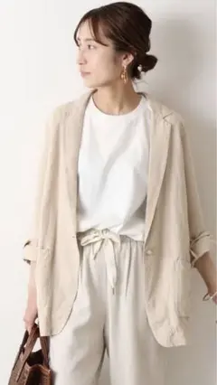 フレームワーク　リネン　ジャケットのサムネイル