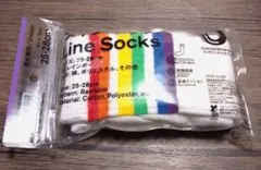 【レインボーラインソックス 25-28cm ファミリーマート】