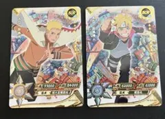 NARUTO ナルト カード 九尾の狐 波風ミナト 2枚セット - メルカリ