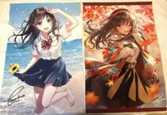 森倉円 とらのあな イラスト展 「ハローサマー」 B2 タペストリー 