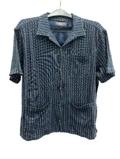 RRL】インディゴ ジャガード キャンプシャツ - メルカリ