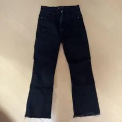 ZARA ブラックデニムパンツ