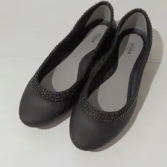 【美品】crocs　クロックス　リナ　ディアマンテ フラット　W8　24cmのサムネイル
