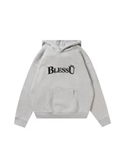 BLESS Ü BR OG logo hoodie / ヘザーグレー