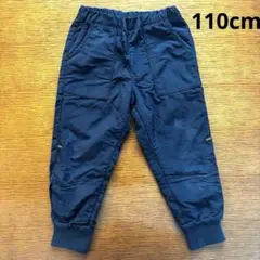 ユニクロ　ネイビー パンツ 110cm　暖パン　裏フリース