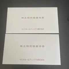ゼビオホールディングス 株主特別優待券 2セット