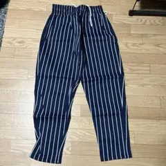 Cookman ストライプパンツ ネイビー