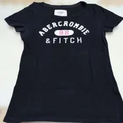 Abercrombie & Fitch ロゴTシャツ ネイビーLサイズのサムネイル