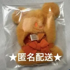 ユニベアシティ シークレット ポンチョ 雪だるま オレンジ