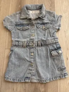 ZARA デニムワンピース 12-18ヶ月