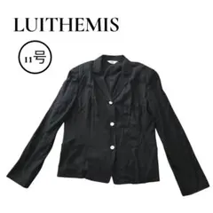 LUITHEMIS　ルイテミス　テーラードジャケット　肩パッド　ブラック　L