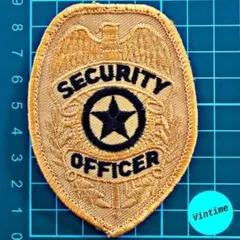V601【Vintage Wappen】SECURITY OFFICER