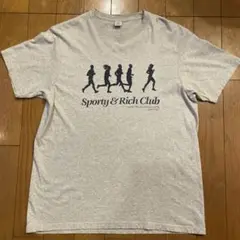 Sporty & Rich Tシャツ Lサイズ グレー
