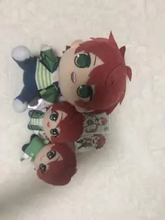 カラフルピーチ　じゃぱぱ　ぬいぐるみ マスコット 3種セットのサムネイル