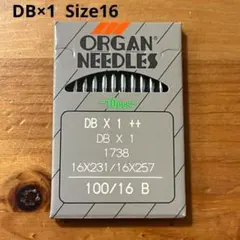 오르간 재봉틀 바늘 DB x 1 + 사이즈 16