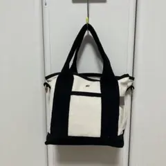 ALTROSE アルトローズ 2WAYミニトートバッグ アイボリーブラック