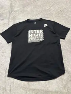 EGOZARU バスケットボールTシャツ M 黒 インターハイ2023