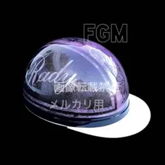【美品】Rady コルク半 ヘルメット❤︎ カスタムペイントヘルメット半キャップラメradyリゾフラレディ花