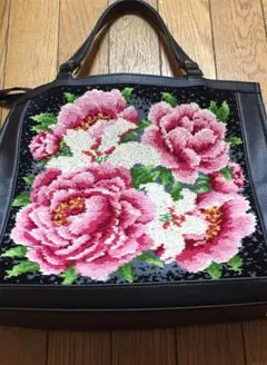 値下げ　フェイラーな感じ　薔薇トート