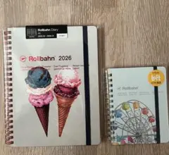 ロルバーンダイアリー2026 A5サイズ＆ノート　Mサイズ　2冊セット