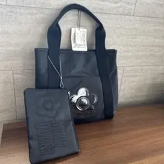 MARY QUANT トートバッグ ポーチ付き ブラック☆新品未使用