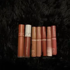 ロムアンド セザンヌ リップグロスセット試し塗りのみ（お得）イエベさん向け